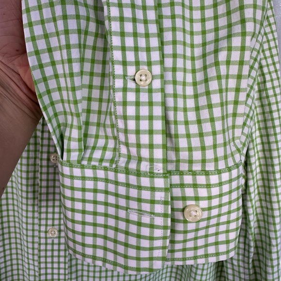 Ralph Lauren Green Checkered Men's Shirt - Picture 4 of 6